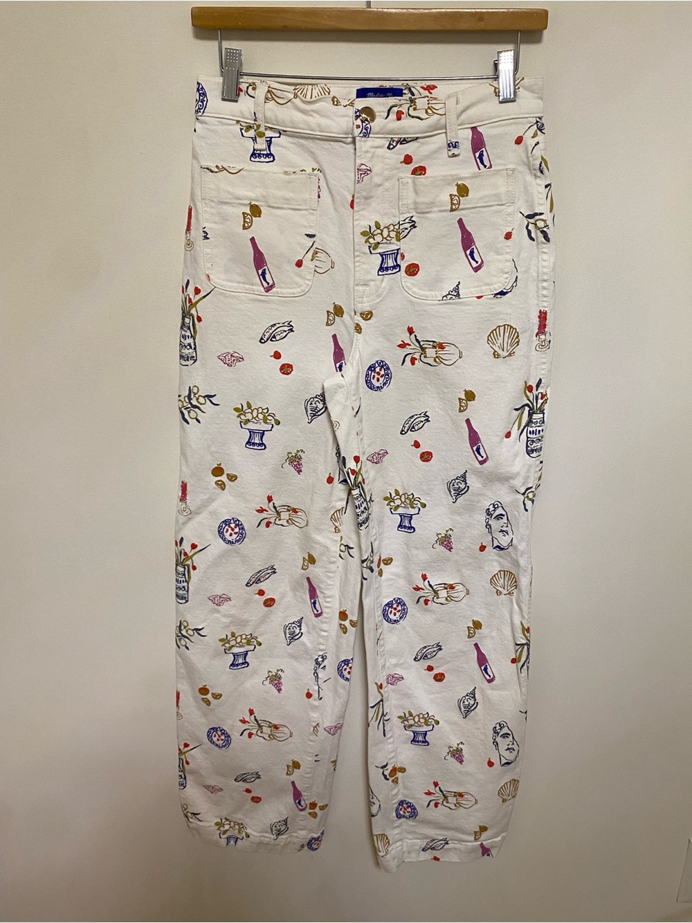 Madewell x Lisa Says Gah Jeans Perfect Vintage Wide Leg Crop Size 27